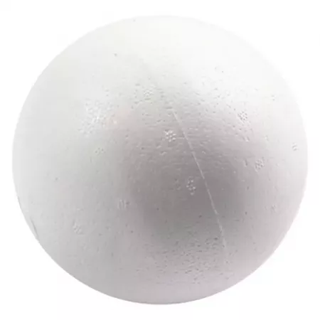 Bola de Porexpan 15 cm Maciza, Ligera para Manualidades Bola de Porexpan 15 cm Maciza, Ligera para Manualidades