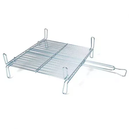 Parrilla Doble Portátil 45x45 cm | Perfecta para Camping Parrilla Doble Portátil 45x45 cm | Perfecta para Camping
