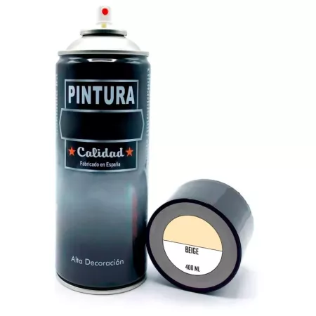 Tradineur - Bote de Pintura en Spray - Fabricado en España - Ideal para cualquier superficie, Madera, Metal, Cartón, Piedra o Ce