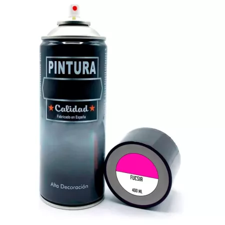 Spray pintura fucsia 400 ml para madera, metal y más