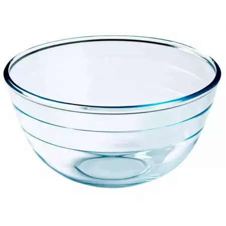 Bol de vidrio redondo 1L, resistente horno y microondas Bol de vidrio redondo 1L, resistente horno y microondas