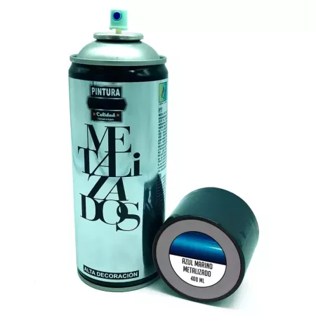 Spray Azul Marino Metalizado 400 ML para Madera y Más Spray Azul Marino Metalizado 400 ML para Madera y Más