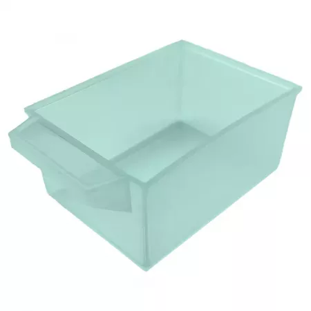 Organizador apilable 16 cajones plástico negro y transparente Organizador apilable 16 cajones plástico negro y transparente