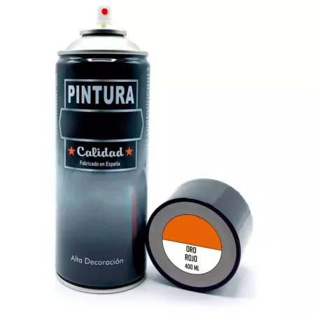 Tradineur - Bote de Pintura en Spray - Fabricado en España - Ideal para cualquier superficie, Madera, Metal, Cartón, Piedra o Ce
