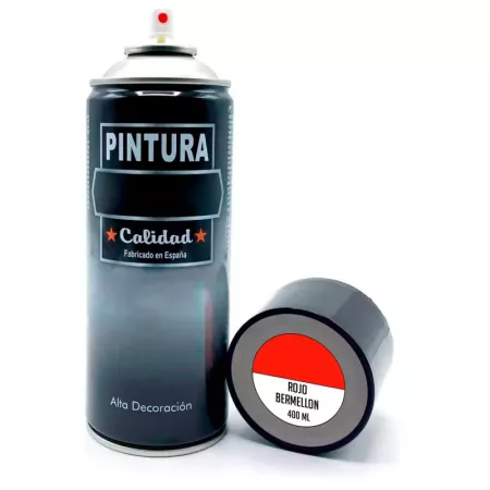 Spray rojo bermellón 400 ml para múltiples superficies Spray rojo bermellón 400 ml para múltiples superficies