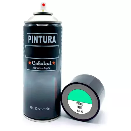 Tradineur - Bote de Pintura en Spray - Fabricado en España - Ideal para cualquier superficie, Madera, Metal, Cartón, Piedra o Ce