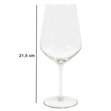 Tradineur - Set de 6 copas de cristal, modelo Aristo, servir vino, champán, elegantes, aptas para lavavajillas (53 cl - 21,5 x 9