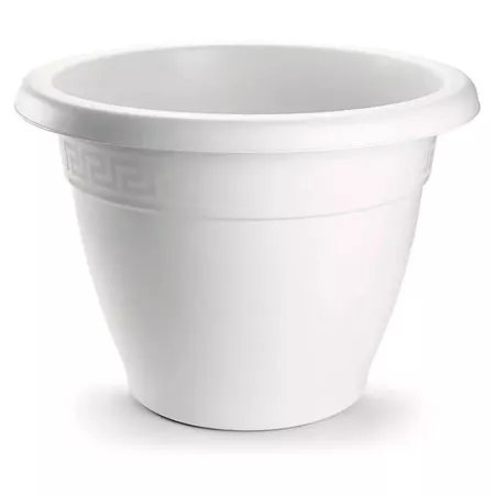 Tradineur - Maceta Redonda "Terracota" - Fabricado en Plástico - Macetero apto para Exterior e Interior del hogar - Ø 25 cm - Co