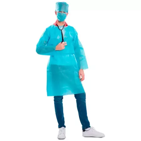 Set Cirujano Adulto 4 Piezas para Carnaval y Halloween