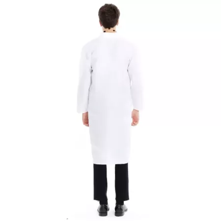 Bata Blanca Unisex XL Fibra Sintética - Disfraz Médico Ideal