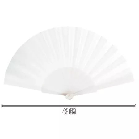 Tradineur - Abanico Chino - Fabricado en plástico - Apertura de 43 cm - Ideal como complemento para disfraces para carnaval y Ha