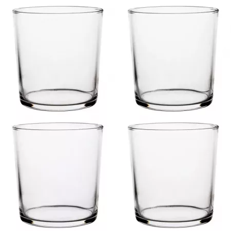 Pack 4 Vasos de Cristal 36 cl | Elegantes y Resistentes Pack 4 Vasos de Cristal 36 cl | Elegantes y Resistentes