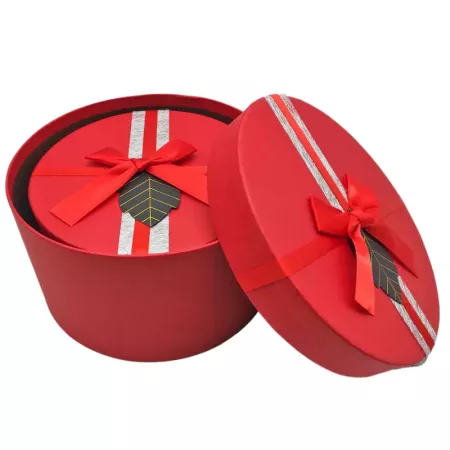 Set 3 Cajas Regalo Redondas con Lazo – Ideal Cumple y Navidad Set 3 Cajas Regalo Redondas con Lazo – Ideal Cumple y Navidad