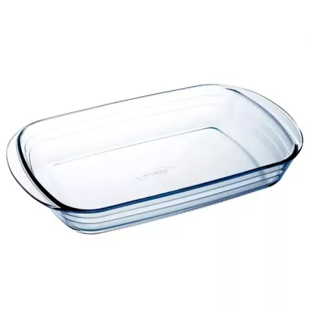 Fuente Rectangular de Vidrio 2,6L, Apta Horno y Microondas Fuente Rectangular de Vidrio 2,6L, Apta Horno y Microondas