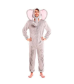 Disfraz elefante color gris para adultos y jovenes para carnavales, halloween y celebraciones, talla L