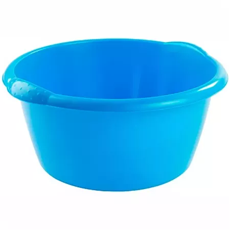 Cubo plástico 50L redondo para limpieza y almacenamiento