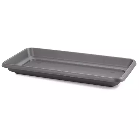 Macetero Rectangular 80 cm Antracita - Durable y Ligero
