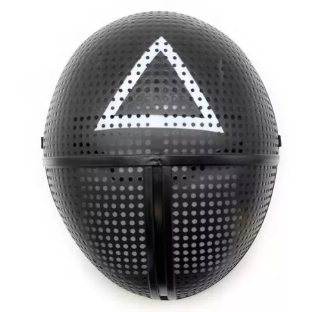 Máscara Soldado Triángulo Unisex Negra Resistente – Talla Única Máscara Soldado Triángulo Unisex Negra Resistente – Talla Única
