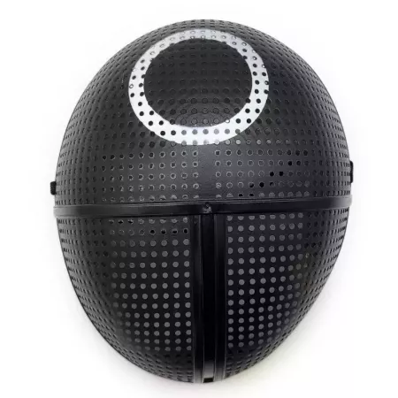 Máscara Soldado del Calamar Círculo Negra Unisex Resistente Máscara Soldado del Calamar Círculo Negra Unisex Resistente