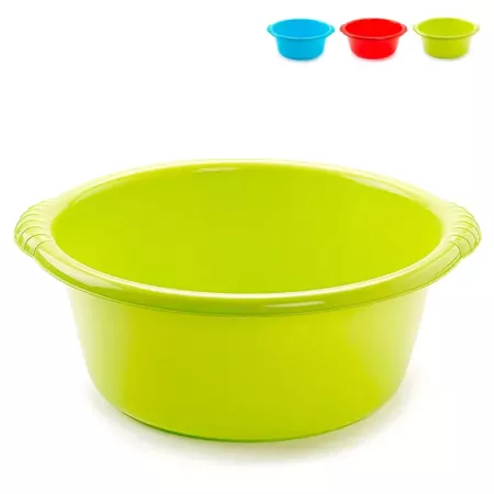 Barreño plástico 3L multiusos color aleatorio 25,5 cm