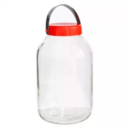 Tarro de Cristal 5L con Tapa y Asa – Ideal Encurtidos y Más Tarro de Cristal 5L con Tapa y Asa – Ideal Encurtidos y Más