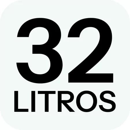 Caja de almacenaje plegable multiusos 32 L con asas, plástico resistente, 22,5 x 47,2 x 34,5 cm, azul/rojo/verde, 18 kg