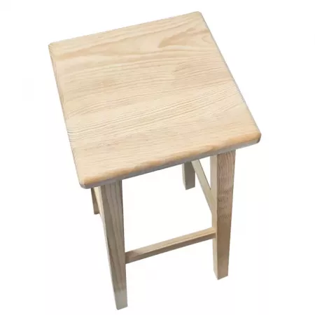 Taburete Clásico Madera Natural 80 cm Robusto y Estable Taburete Clásico Madera Natural 80 cm Robusto y Estable