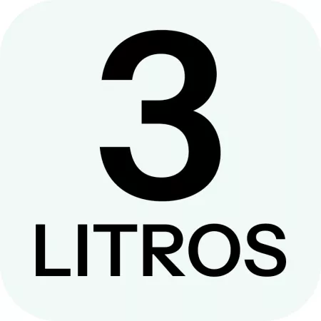 Barreño redondo de plástico, color aleatorio cubo multiusos para limpieza diámetro 25,5 cm, 3 litros