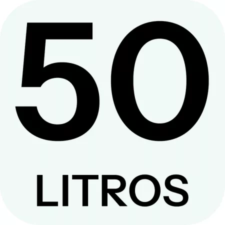 Cubo plástico 50L redondo para limpieza y almacenamiento