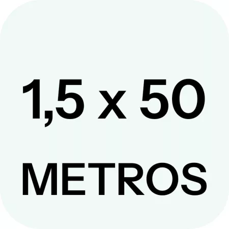 Malla antihierbas negra 1,5x50 m resistente al desgaste y UV protección eficaz contra malas hierbas