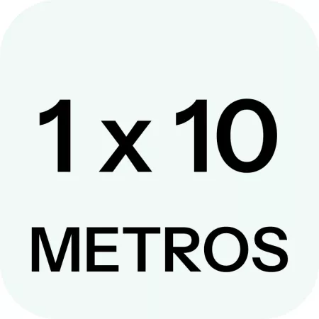 Malla antihierbas 1 x 10 m, 85 g/m², transpirable, duradera y UV con líneas guía. rollo 102,7 x 7 cm