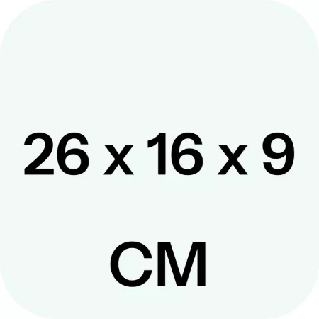 Caja de madera gris con asas 26x16x9 cm multiusos para almacenamiento y organización en cocina y hogar