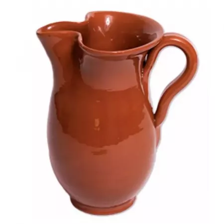 Jarra de Barro Tradicional 2L con Asa y Pico Vertedor Jarra de Barro Tradicional 2L con Asa y Pico Vertedor