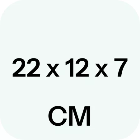 Caja de Madera Rosa Multiusos 22x12x7 cm con Asas