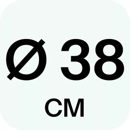 Pack 6 bandejas redondas de cartón dorado con blonda reciclable para pasteles y postres 38 cm decoración festiva elegante