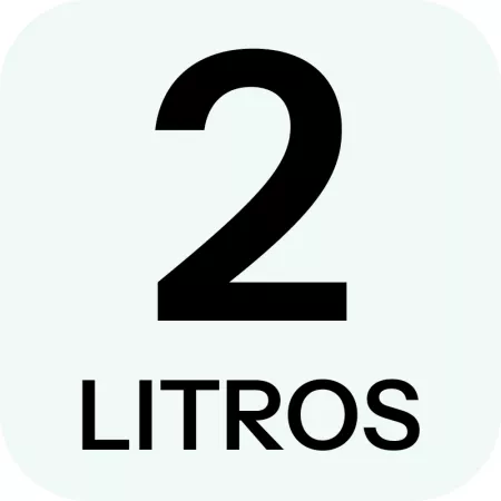 Tarro hermético de vidrio multiusos 2 L con clip y junta de goma, 17,5 x 13 x 13 cm, boca 8,5 cm