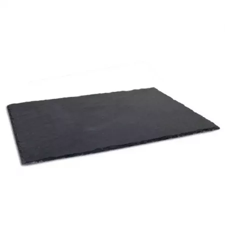 Bandeja de pizarra natural 25x15 cm antideslizante rústica Bandeja de pizarra natural 25x15 cm antideslizante rústica