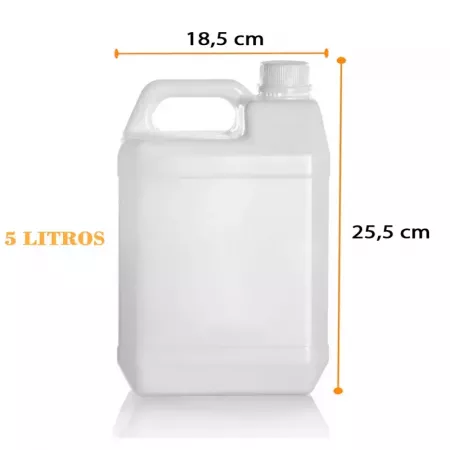 Garrafa PEAD 5L Alimentaria con Tapón Rosca, Ideal Bebidas Garrafa PEAD 5L Alimentaria con Tapón Rosca, Ideal Bebidas