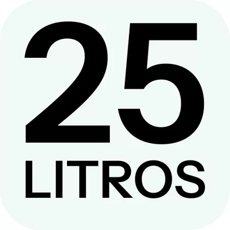 Caja organizadora de plástico transparente con tapa 25 L, 42,2 x 35 x 25,6 cm