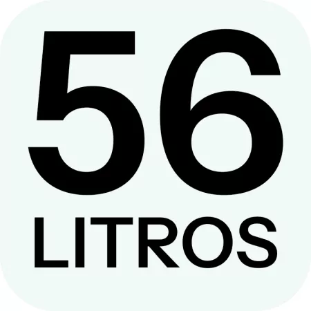 Caja de Almacenaje 56 L, Plástico Transparente, 18,2 x 76,2 x 55,9 cm, con tapa, de gran calidad, ideal para organizar