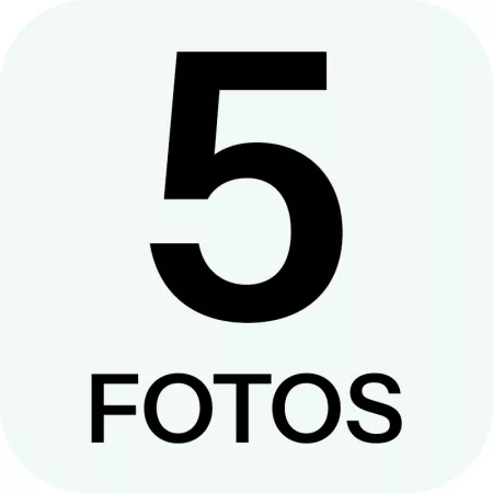 Marco múltiple para 5 fotos 39x45 cm decoración pared negro elegante para familia hogar