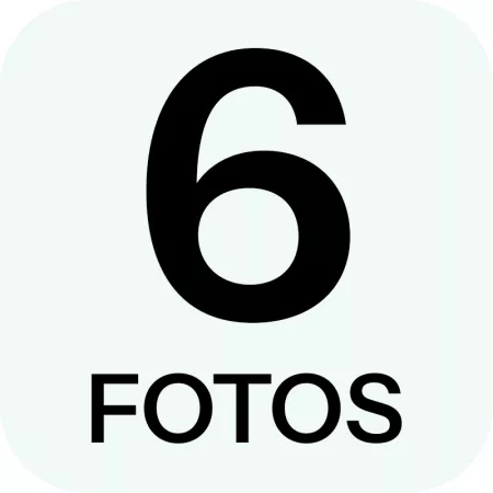 Marco para fotos de pared múltiple 6 fotos en PVC color negro estilo Love decoración hogar