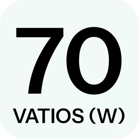 Bombilla halógena A55 E27 70W (equiv. 100W), 1175 lm, 2800K luz cálida amarilla, 9,5 x 5,5 cm, casquillo 2,5 cm, 230V, B