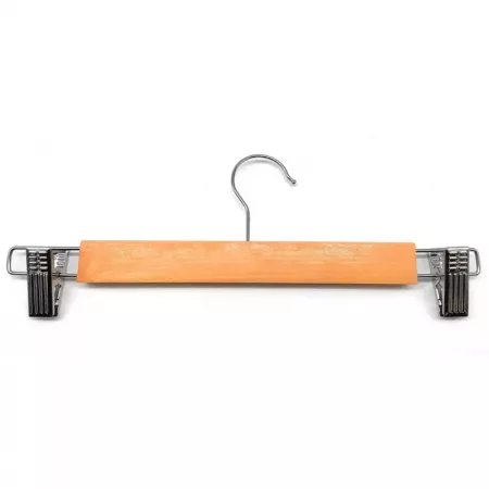 Percha de Madera con Pinzas Metálicas para Ropa | Calidad Percha de Madera con Pinzas Metálicas para Ropa | Calidad