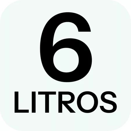 Bebedero plástico 6L para gallinas y pollos, resistente