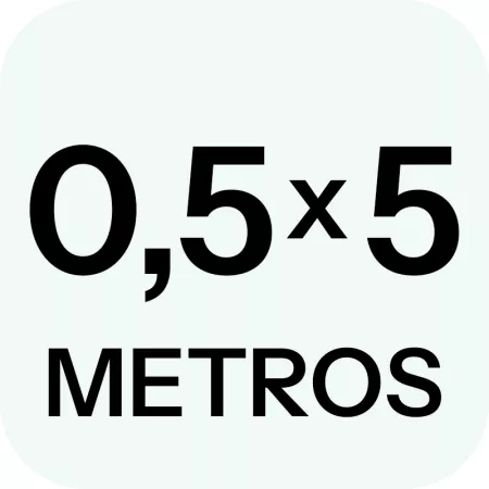 Malla metálica plastificada 0,5x5 m para jardines y gallineros