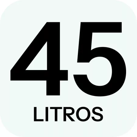 Caja organizadora con ruedas 45 L, 23 x 39 x 59 cm, tapa en verde, rojo o crema, asa desplegable y anclajes laterales