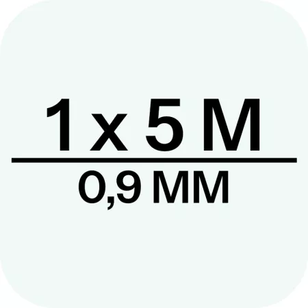 Rollo malla metálica galvanizada cuadrada gris 1x5m mallado 25x25mm grosor 0,9mm para vallas y cercados resistente y duradero