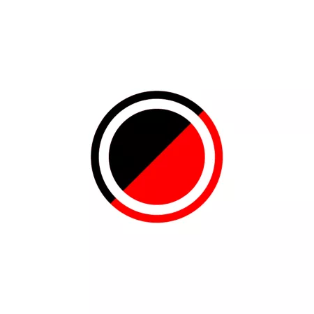 Dymo - Cinta D1 de Alta Durabilidad 19mmx7m, Color Negro/Rojo para Etiquetado