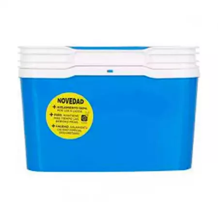 Nevera portátil 5L azul oscuro, frío 12h, ideal playa y camping Nevera portátil 5L azul oscuro, frío 12h, ideal playa y camping